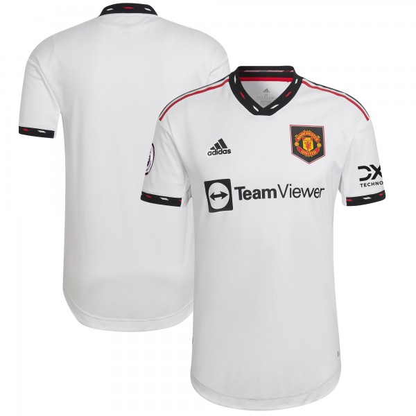 Игровая форма  Manchester United adidas 2022/23 Away Blank Authentic - White