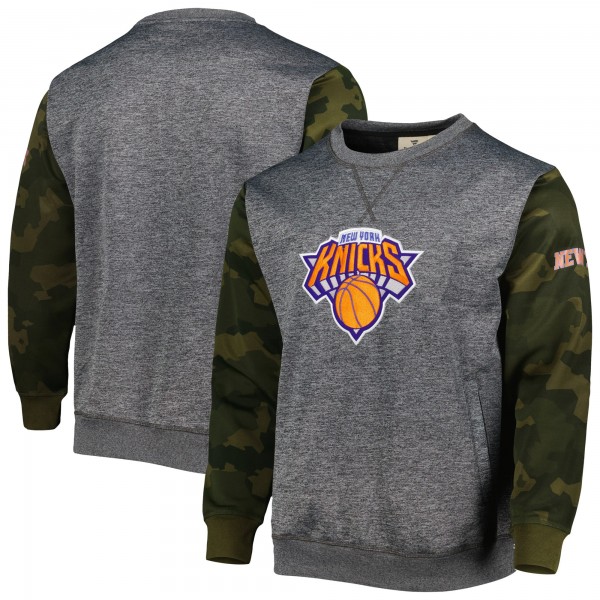 Кофта New York Knicks Camo Stitched - Heather Charcoal