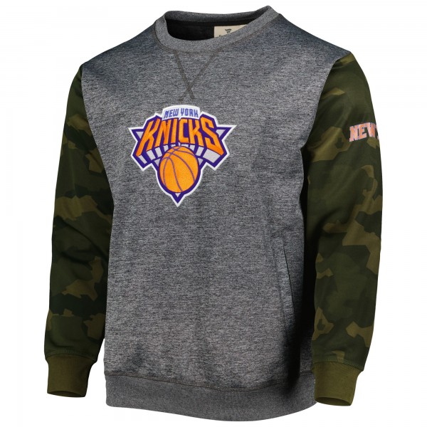 Кофта New York Knicks Camo Stitched - Heather Charcoal