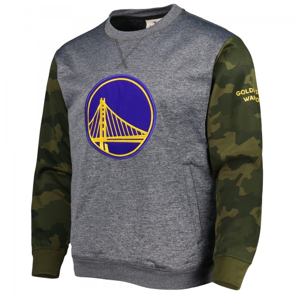 Кофта Golden State Warriors Camo Stitched - Heather Charcoal