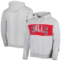 Толстовка Chicago Bulls Wordmark French Terry - Heather Gray