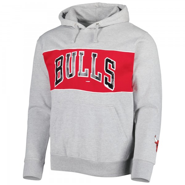 Толстовка Chicago Bulls Wordmark French Terry - Heather Gray
