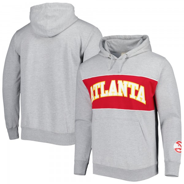 Толстовка Atlanta Hawks Wordmark French Terry - Heather Gray