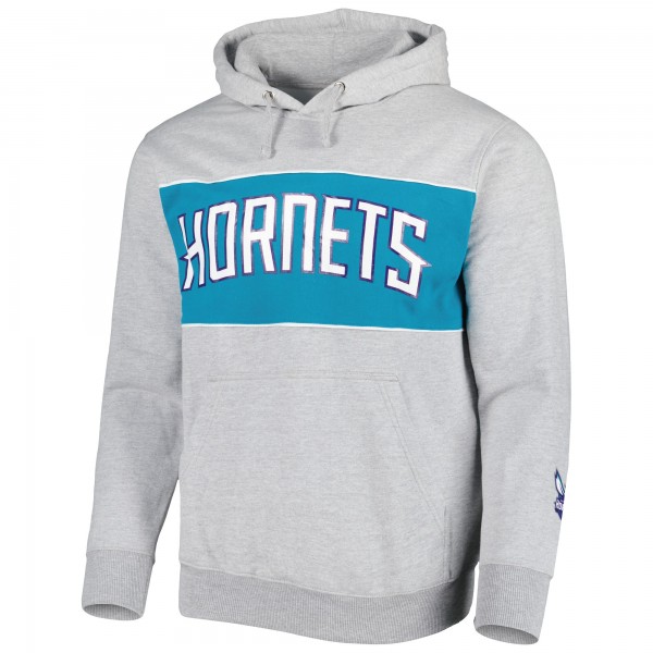 Толстовка Charlotte Hornets Wordmark French Terry - Heather Gray