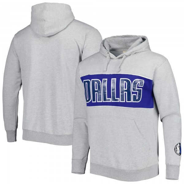Толстовка Dallas Mavericks Wordmark French Terry - Heather Gray