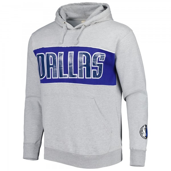 Толстовка Dallas Mavericks Wordmark French Terry - Heather Gray