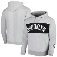 Толстовка Brooklyn Nets Wordmark French Terry - Heather Gray