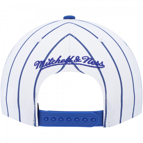 Бейсболка New York Knicks Mitchell & Ness Hardwood Classics Pinstripe - White