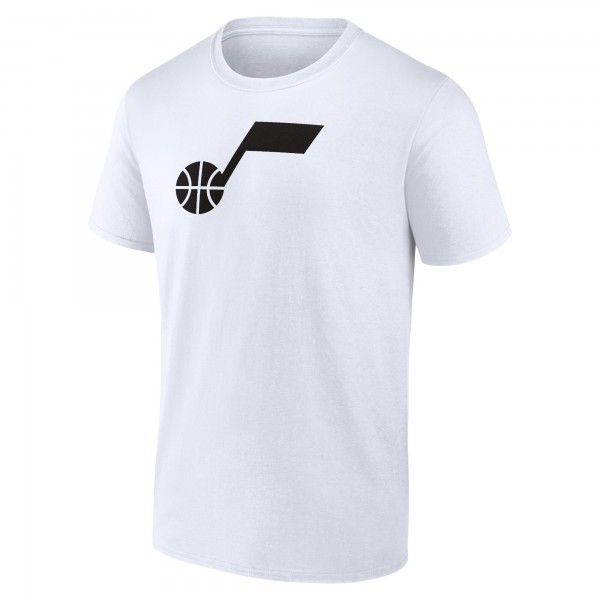 Футболка Utah Jazz Solid Primary Logo - White