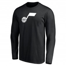 Футболка с длинным рукавом Utah Jazz Primary Logo Team - Black