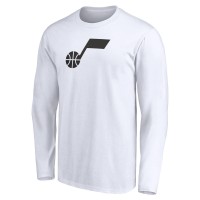 Футболка с длинным рукавом Utah Jazz Primary Logo Team - White