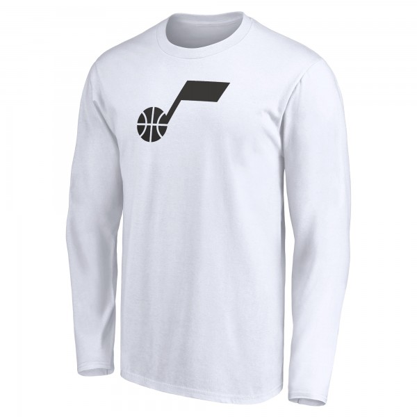 Футболка с длинным рукавом Utah Jazz Primary Logo Team - White