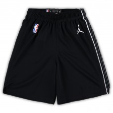 Preschool Brooklyn Nets Jordan Brand Black Statement Edition Team Replica Shorts