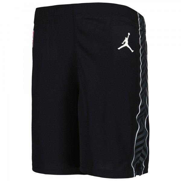 Preschool Brooklyn Nets Jordan Brand Black Statement Edition Team Replica Shorts