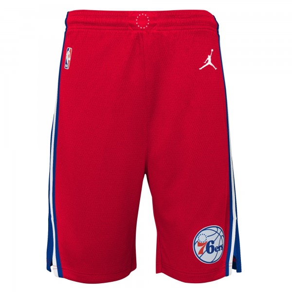 Шорты Philadelphia 76ers Jordan Brand Youth Statement Edition Swingman Performance - Red