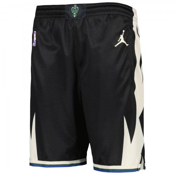 Шорты Milwaukee Bucks Jordan Brand Youth Statement Edition Swingman Performance - Black