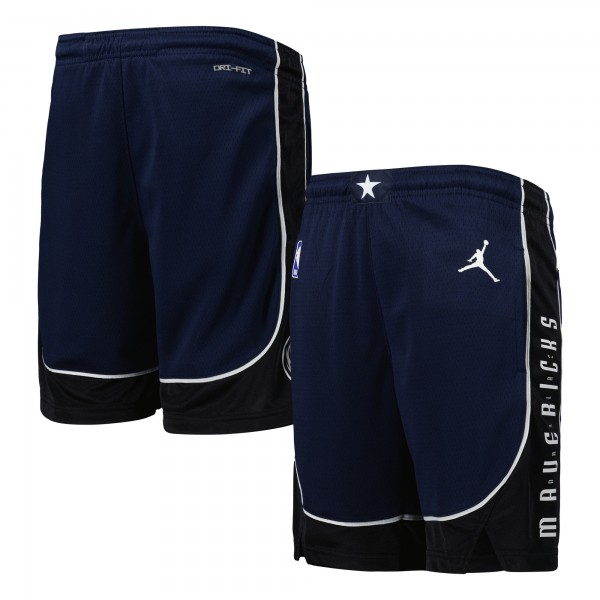 Шорты Dallas Mavericks Jordan Brand Youth Statement Edition Swingman Performance - Navy