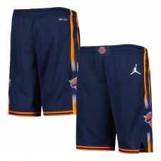 Шорты New York Knicks Jordan Brand Youth Statement Edition Swingman Performance - Navy