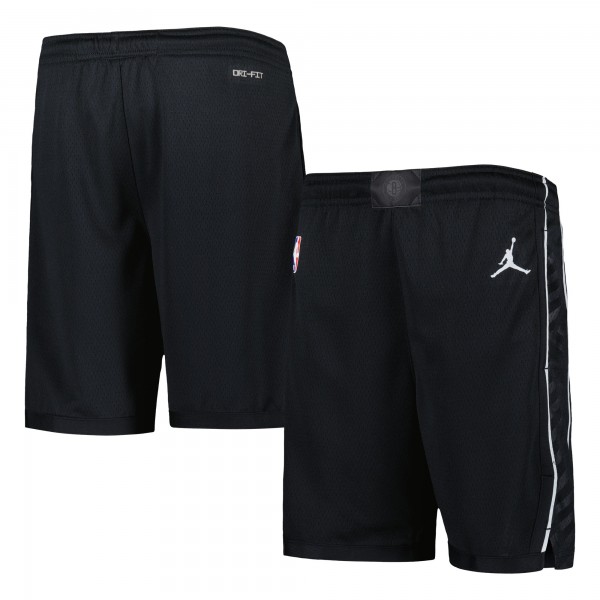 Шорты Youth Brooklyn Nets Jordan Brand Black Statement Edition Swingman Performance