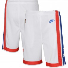 Шорты Youth Brooklyn Nets Nike White Hardwood Classics Swingman