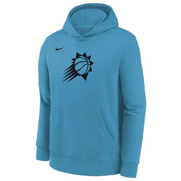 Подростковая Phoenix Suns Nike Turquoise 2022/23 City Edition Essential Pullover Hoodie