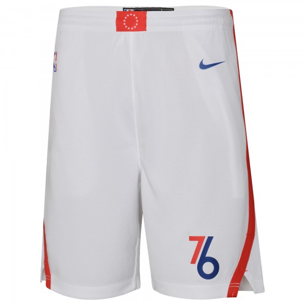 Шорты Philadelphia 76ers Jordan Brand Youth 2022/23 City Edition Swingman - White
