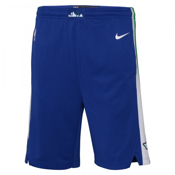 Шорты Dallas Mavericks Jordan Brand Youth 2022/23 City Edition Swingman - Blue
