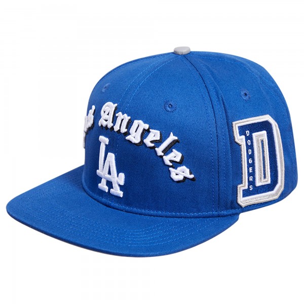 Бейсболка Los Angeles Dodgers Pro Standard 2020 World Series Old English - Royal