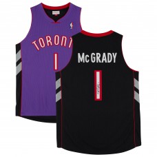 Autographed Toronto Raptors Tracy McGrady Fanatics Authentic Purple 1999-00 Mitchell & Ness Hardwood Classics Authentic Jersey