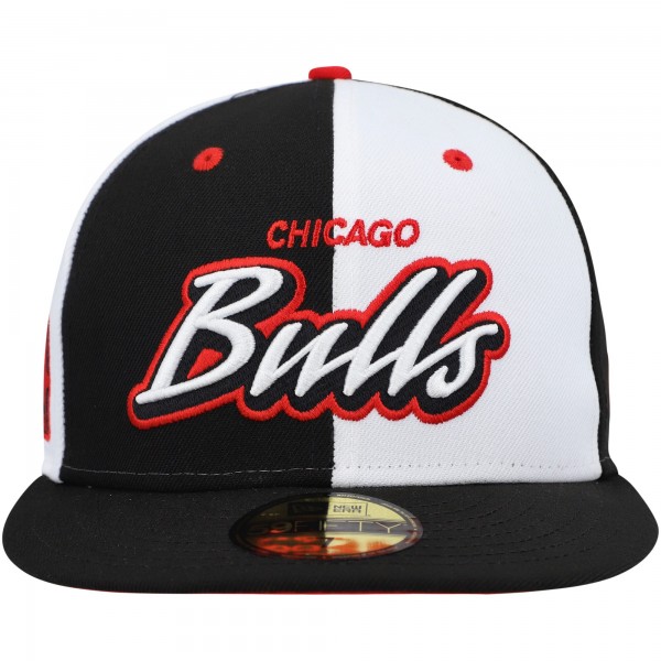 Бейсболка New Era Script Pinwheel 59FIFTY - Black/White