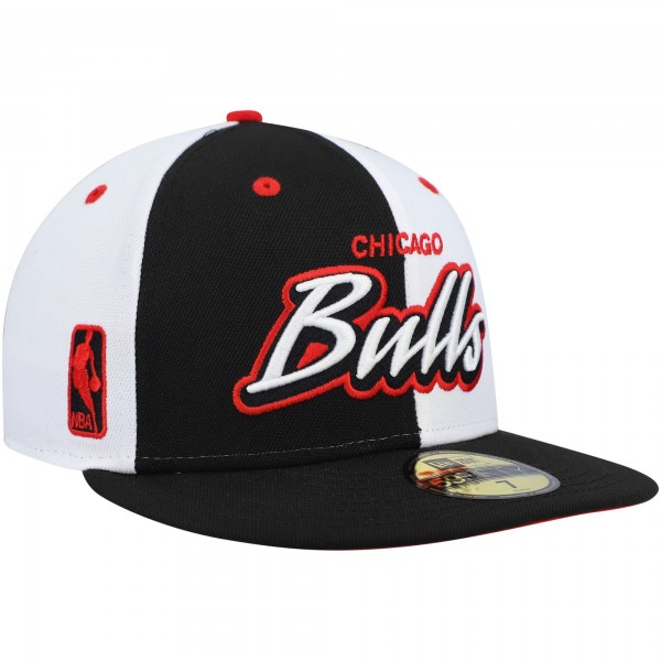 Бейсболка New Era Script Pinwheel 59FIFTY - Black/White