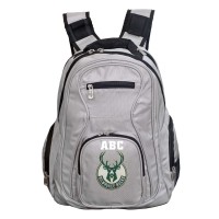 Именной рюкзак Milwaukee Bucks MOJO Premium - Gray
