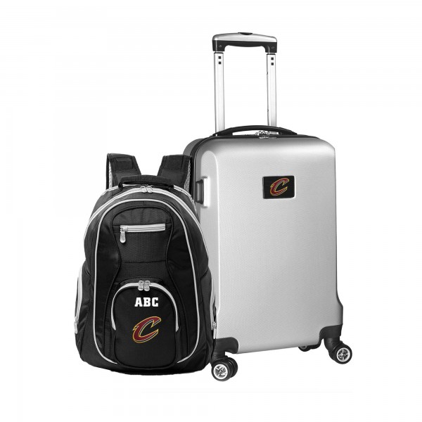 Именной Рюкзак и чемодан Cleveland Cavaliers MOJO Deluxe - Silver