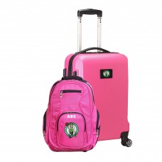 Именной Рюкзак и чемодан Boston Celtics MOJO Deluxe - Pink