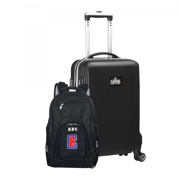 Именной Рюкзак и чемодан LA Clippers MOJO Deluxe - Black