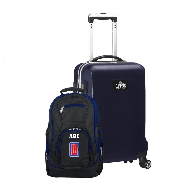 Именной Рюкзак и чемодан LA Clippers MOJO Deluxe - Navy