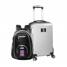 Именной Рюкзак и чемодан LA Clippers MOJO Deluxe - Silver