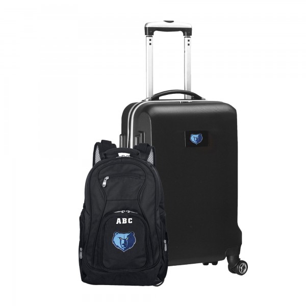 Именной Рюкзак и чемодан Memphis Grizzlies MOJO Deluxe - Black