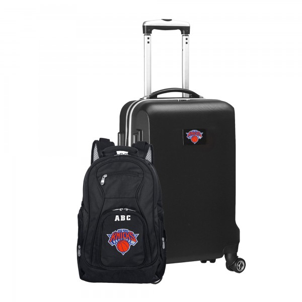 Именной Рюкзак и чемодан New York Knicks MOJO Deluxe - Black