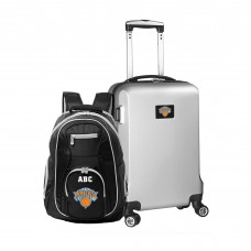 Именной Рюкзак и чемодан New York Knicks MOJO Deluxe - Silver