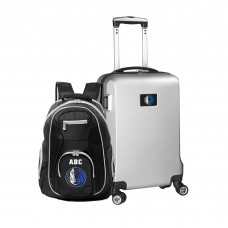 Именной Рюкзак и чемодан Dallas Mavericks MOJO Deluxe - Silver