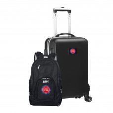 Именной Рюкзак и чемодан Detroit Pistons MOJO Deluxe - Black