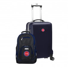 Именной Рюкзак и чемодан Detroit Pistons MOJO Deluxe - Navy