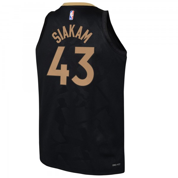 Игровая форма  Pascal Siakam Toronto Raptors Nike Youth 2022/23 Swingman - City Edition - Black