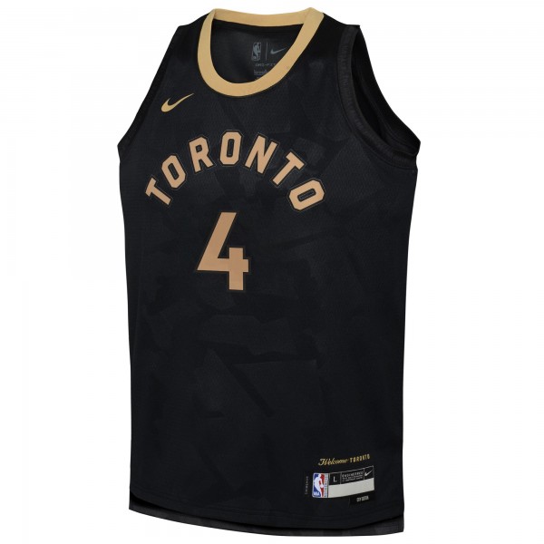 Игровая форма  Scottie Barnes Toronto Raptors Nike Youth 2022/23 Swingman - City Edition - Black