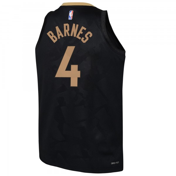 Игровая форма  Scottie Barnes Toronto Raptors Nike Youth 2022/23 Swingman - City Edition - Black