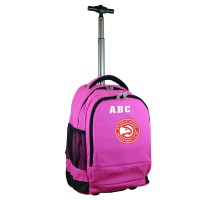 Именной рюкзак на колесах Atlanta Hawks MOJO 19 Premium - Pink