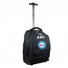 Рюкзак на колесах Philadelphia 76ers MOJO 19 Personalized Premium - Black