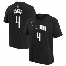 Именная футболка Jalen Suggs Orlando Magic Nike Youth 2022/23 City Edition - Black
