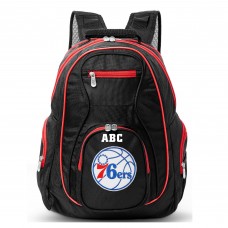 Именной рюкзак Philadelphia 76ers MOJO Premium Color - Black